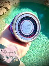 Load image into Gallery viewer, 16oz Plaid tumbler/ can koozie