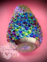 Load image into Gallery viewer, Ombre Champagne Bling Tumbler