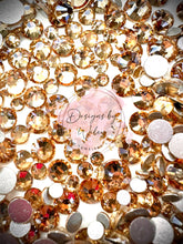 Load image into Gallery viewer, Golden Shadow Rhinestones