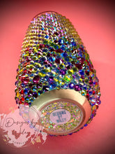 Load image into Gallery viewer, Ombre Champagne Bling Tumbler