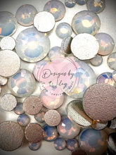 Load image into Gallery viewer, White Opal Rhinestones