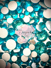 Load image into Gallery viewer, Blue Zircon Rhinestones
